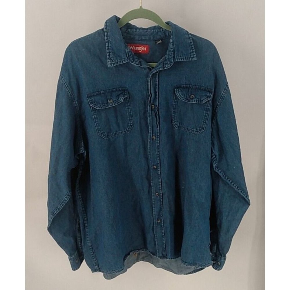 Wrangler Men's Denim Shirt Size: 2XL